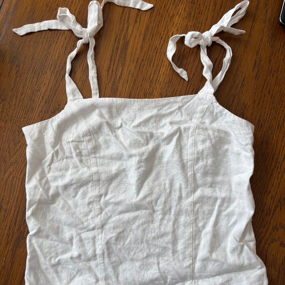 Old Navy, NWT size Medium Tall linen tank top